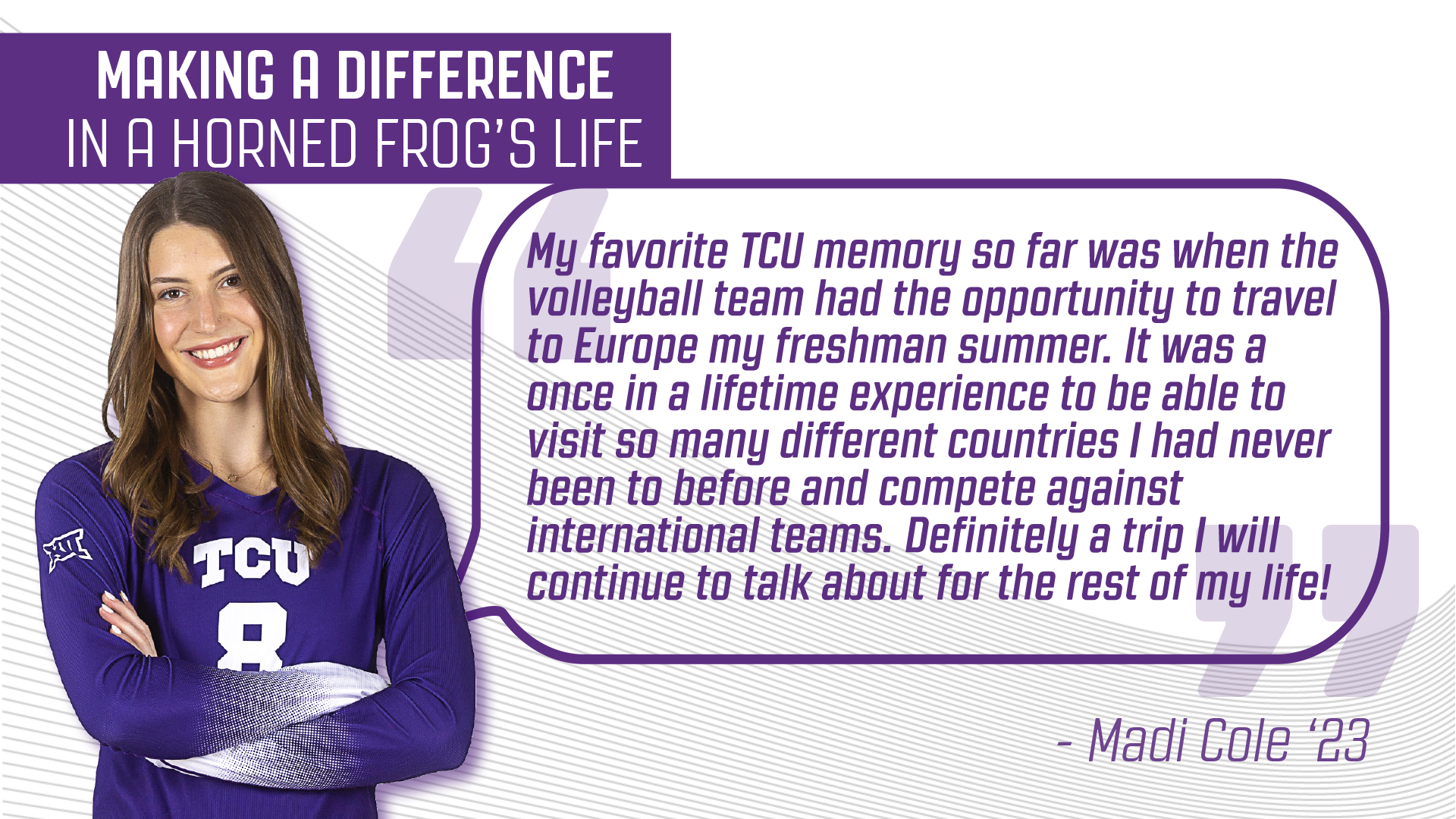 Making a Difference in a Horned Frog's Life