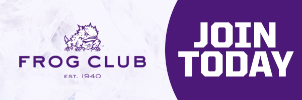 Frog Club, Join Today. Want to support TCU Athletics? Click on the banner to make a gift to the Frog Club today